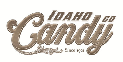 Idaho Candy Co. logo, since 1901, link to homepage