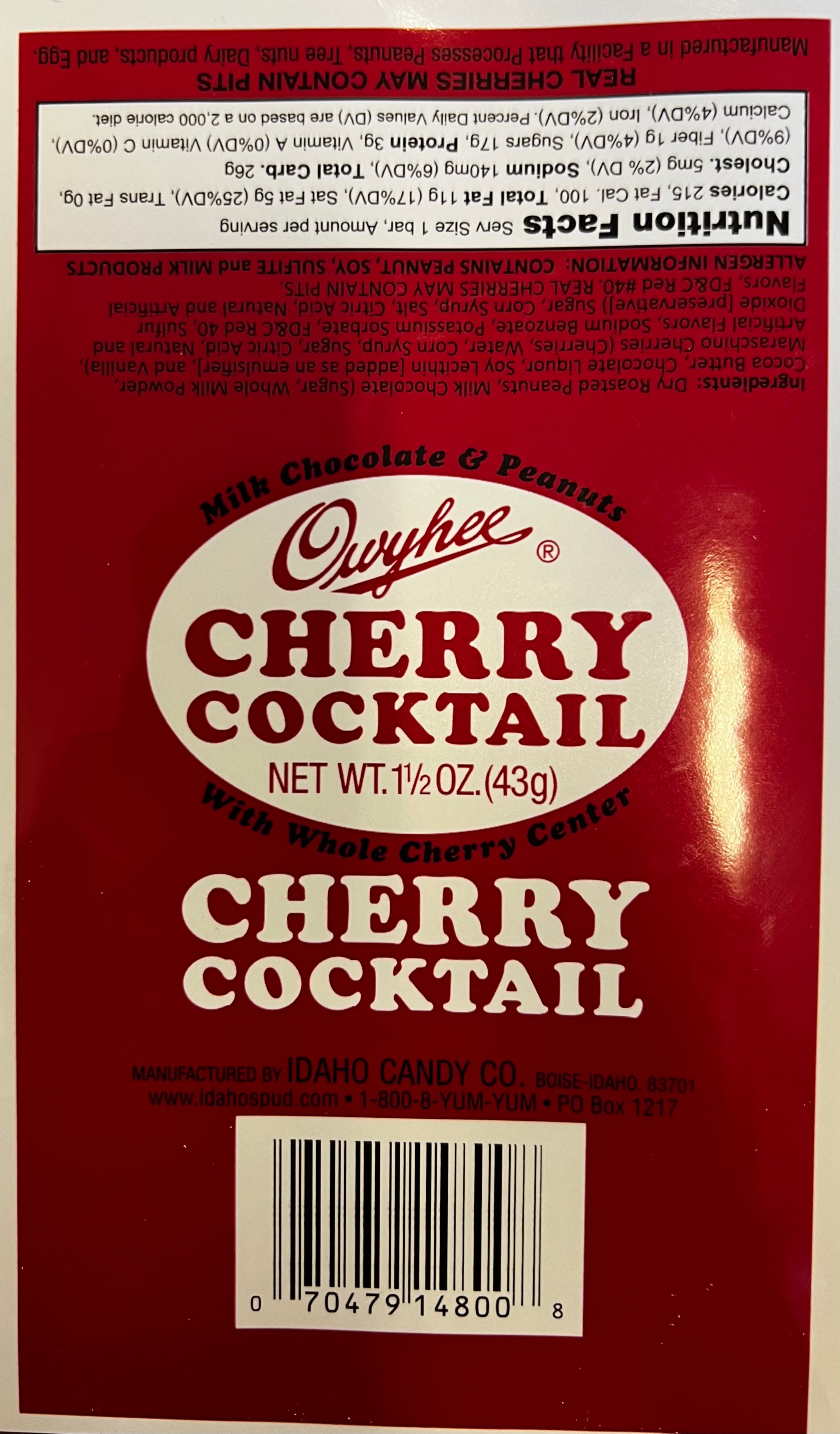 Cherry Cocktail Bar – Idaho Candy Company
