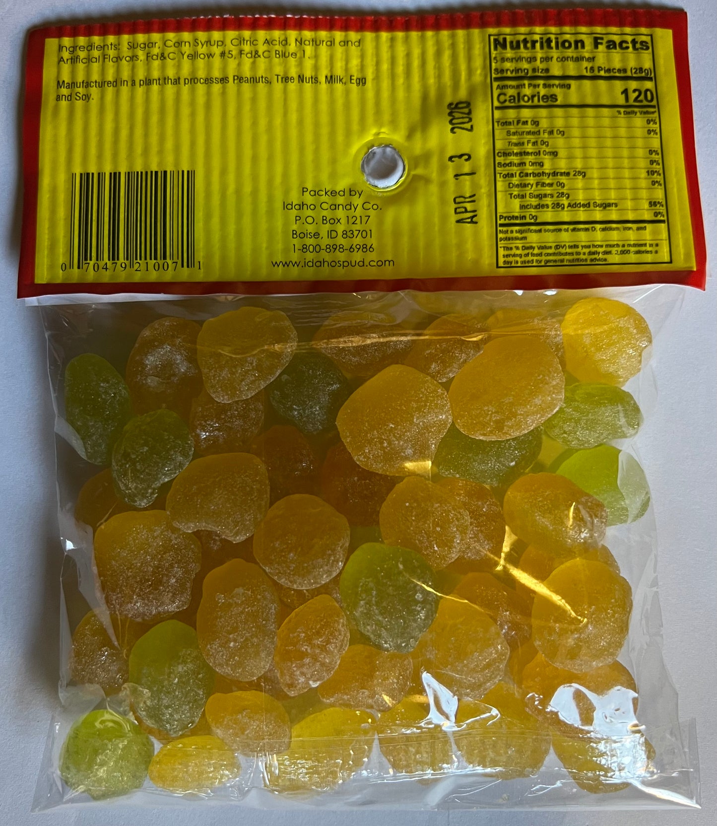 Lemon & Lime Drops - Bag - 5oz