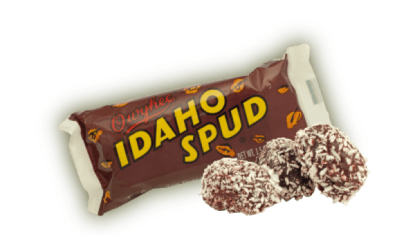 Idaho Spud candy bar, link to nostalgic candy bars