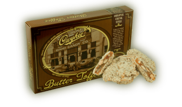 Owyhee Butter Toffee, link to toffee