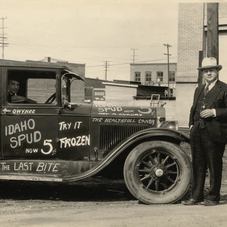 Old Spud Truck, "Try it Frozen" Slogan