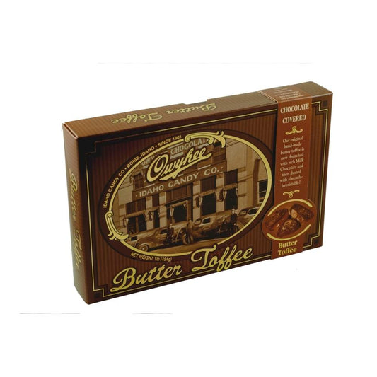 Owhyee Butter Toffee - Chunk Size - Chocolate - 2lb