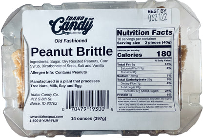 Peanut Brittle - Tub - 14oz