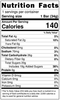 Vandal Bar Nutritional Facts